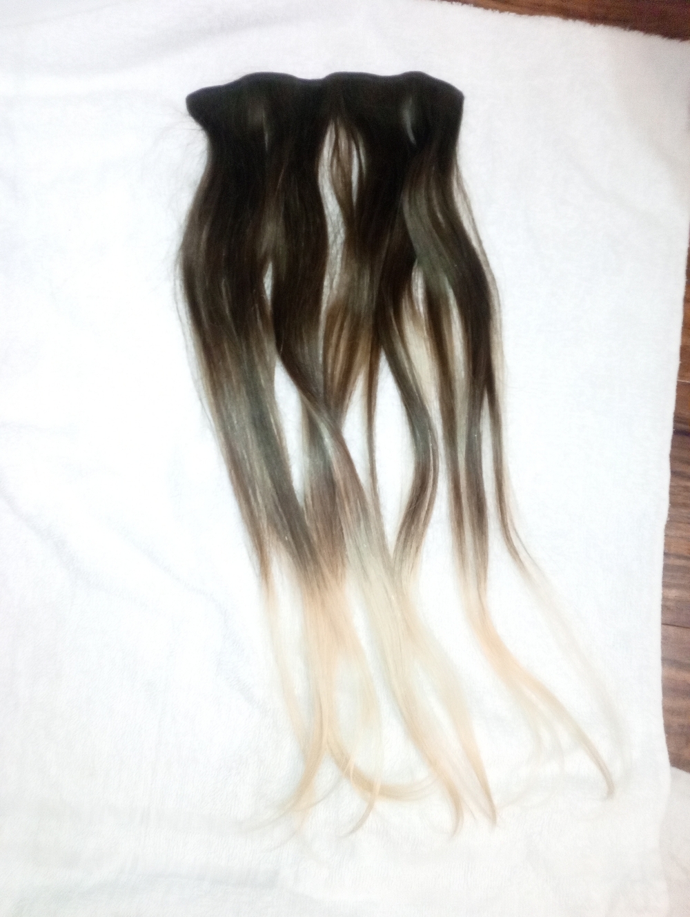 Bellami Silk Seam 55g 22" Dark Brown/ Dirty Blonde Volumizing Weft